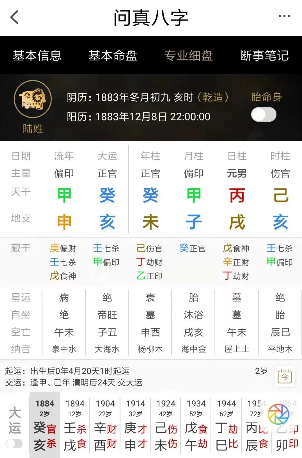 实战断八字之八大步骤