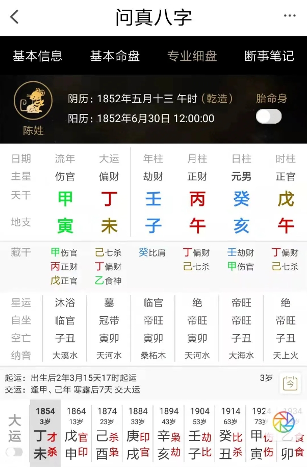 实战断八字之八大步骤